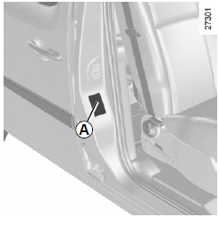 Renault Nouveau Kangoo ZE. Plaques d'identification véhicule