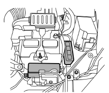 Chevrolet City Express. Bloc-fusibles de compartiment moteur