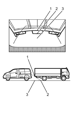 Chevrolet City Express. Marche arrière derrière un objet en saillie