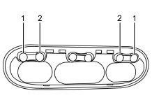 Chevrolet City Express. Lampes de lecture