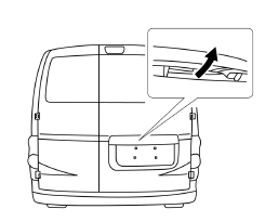 Chevrolet City Express. Portes arrière