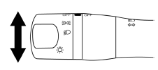 Chevrolet City Express. Signaux de changement de direction et de changement de voies