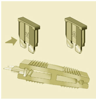 Citroen Berlingo. Dépose et pose d'un fusible