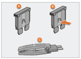 Citroen Nemo. Changer un fusible