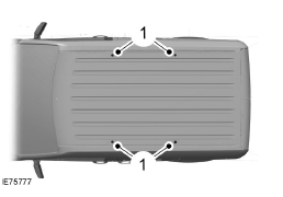 Ford Transit Connect. Barres de toit longitudinales et transversales