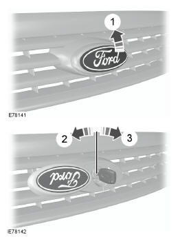 Ford Transit Connect. Ouverture du capot moteur
