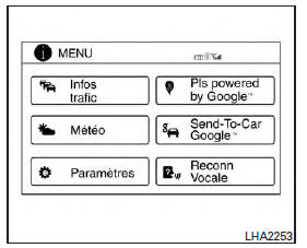 Nissan NV200. Raccordement d'un appareil bluetooth md