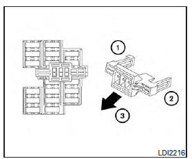 Nissan NV200. Commutateur d'entreposage prolongé