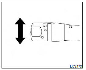 Nissan NV200. Interrupteur des clignotants