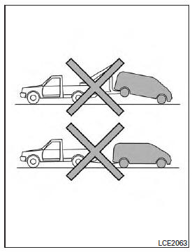 Nissan NV200. Méthodes de remorquage recommandées par nissan 