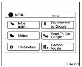 Nissan NV200. Réglages bluetooth