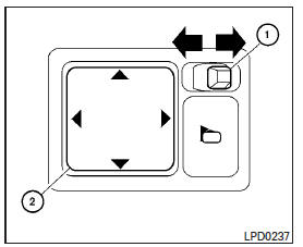 Nissan NV200. Commande électrique (selon l'équipement)