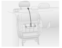 Opel Combo. Rabattement des sièges