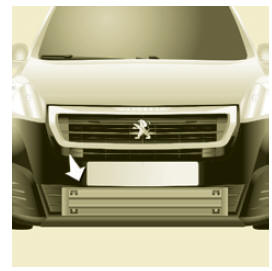 Peugeot Partner. Pare-neige amovible