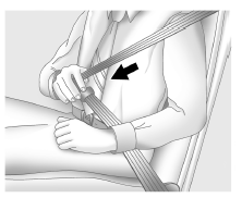 Chevrolet City Express. Ceinture-baudrier