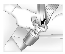 Chevrolet City Express. Ceinture-baudrier