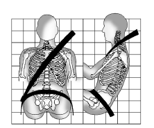 Chevrolet City Express. Port adéquat des ceintures de sécurité 