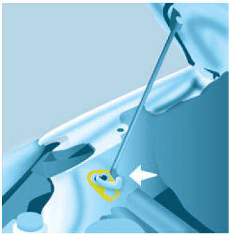 Citroen Berlingo. Ouverture du capot