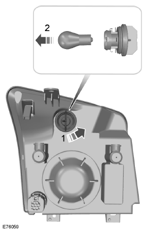 Ford Transit Connect. Indicateur de direction