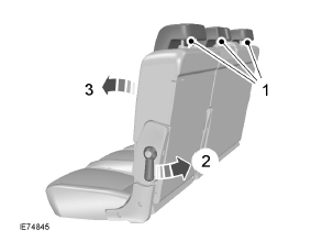 Ford Transit Connect. Troisieme rangee